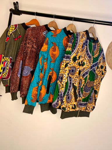 The Ankara Bumper jacket 