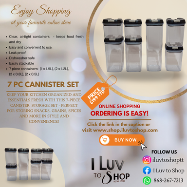 7 PC Canister Set