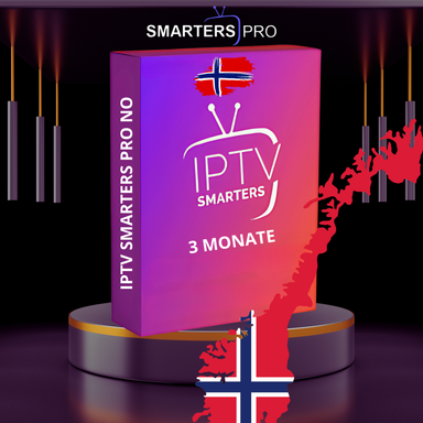 IPTV Smarters Pro – 3 Måneders Abonnement | Beste IPTV i Norge med HD & 4K Streaming