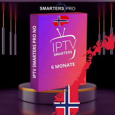 IPTV Smarters Pro – 6 Måneders Abonnement | Beste IPTV i Norge med HD & 4K Streaming