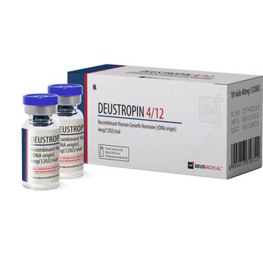 DEUSTROPIN 4/12 HGH 120iu (Somatropin) Hormone in Vials