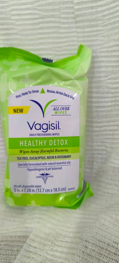 Vagisil Healthy Detox Daily Freshening Wipes