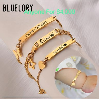 Baby Customize Name Bracelet 