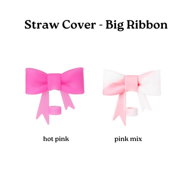 Straw Cover - Big Ribbon