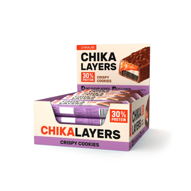 CL CHIKALAYES protein bar with filling Crispy Cookies, 60 g