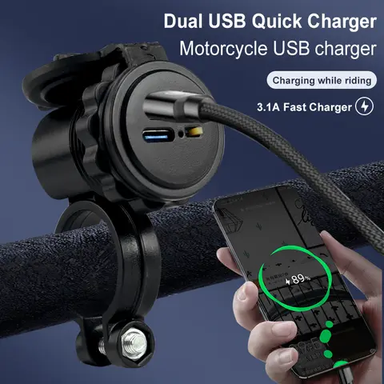 CHARGEUR 3.1A USB/ type C