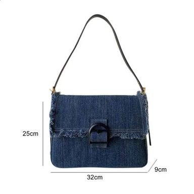 sac baguette en jean 