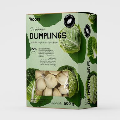 Roots Cabbage Dumplings Frozen 500g
