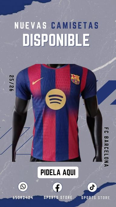 NUEVA CAMISETA BARCELONA LOCAL 25/26