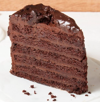 1 Slice of Chocolate cake  