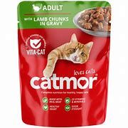 CATMOR ADULT LAMB CHUNKS GRAVY 70GR