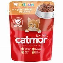 CATMOR KITTEN CHICKEN CHUNKS GRAVY 70GR