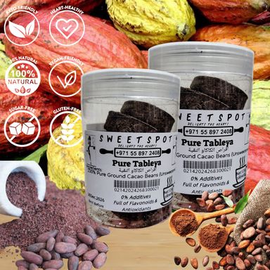 Pure Tableya / Pure Cacao Tablets (0% Additives, Unsweetened)