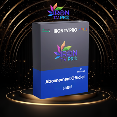 Abonnement Iron TV Pro – 6 Mois