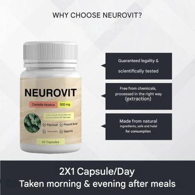 NEUROVIT: For stroke sufferers and to control cholesterol levels