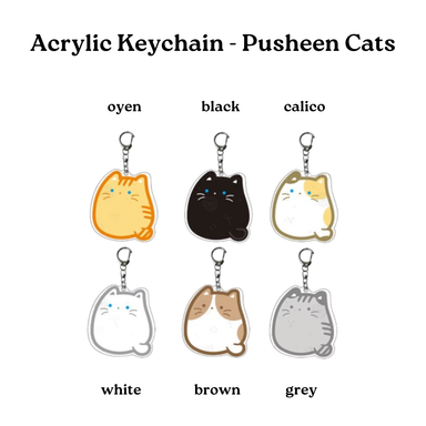 Acrylic Keychain - Pusheen Cats