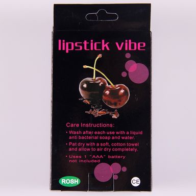 Fake lipstick vibrator Black 