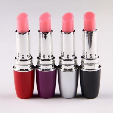 Fake lipstick vibrator Black 