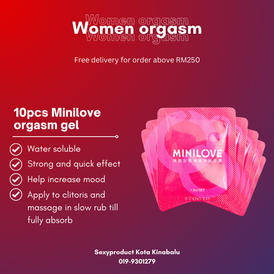 10pcs Minilove orgasm gel