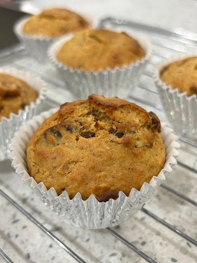 Dates & Banana Muffins