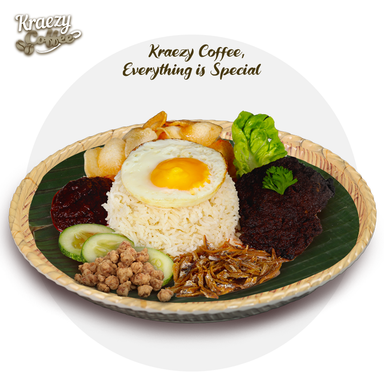 Nasi Lemak Butter Rendang Daging Sumatera