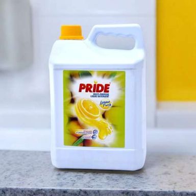 Pride Multi-purpose Liquid Detergent, lemon Fresh 5Ltr