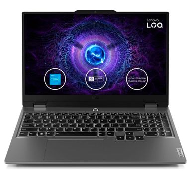 Notebook Lenovo LOQ 15IRX9 15.6" FHD IPS, Core i7-13650HX 2.6/4.9GHz 12GB DDR5-4800MHz