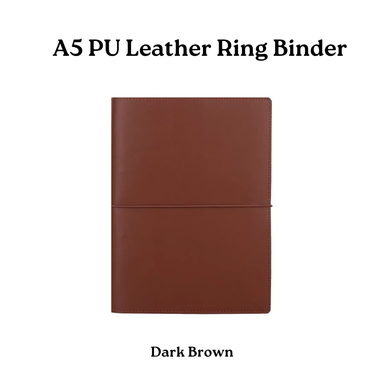 A5 PU Leather Ring Binder