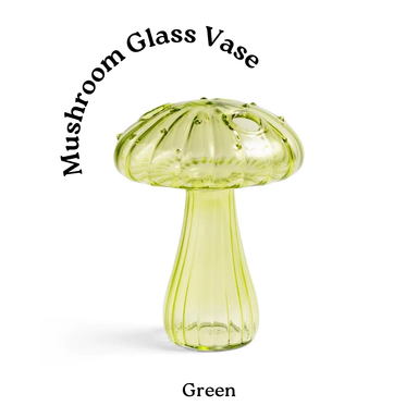 Mushroom Glass Vase