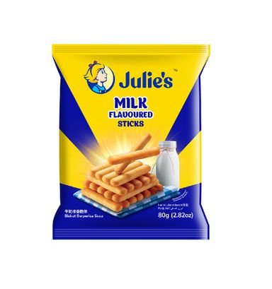 JULIE'S MILK FLAVOURED STICKS