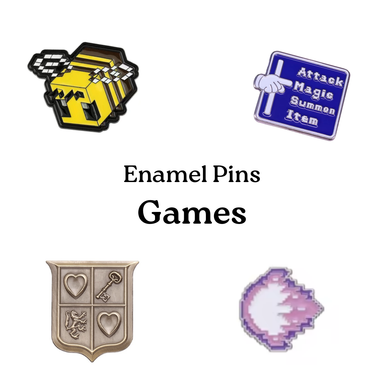 Enamel Pins - Games