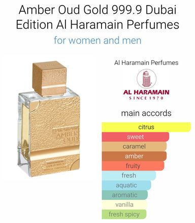 Amber Oud Gold 999.9 Dubai Edition by Al Haramain Perfumes