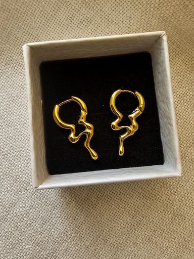 Liquid Gold Hoops