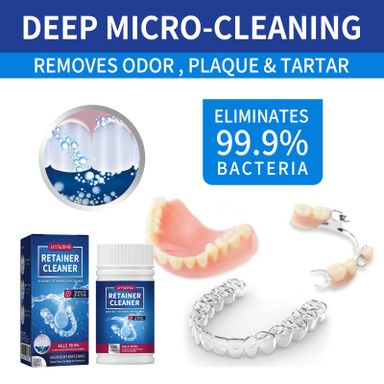 JaySuing Retainer Cleaner – Deep Micro-Cleaning for Dentures & Retainers