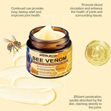 South Moon Bee Venom Pain-Relief Bone Soothing Cream – Arthritis & Joint Pain Relief