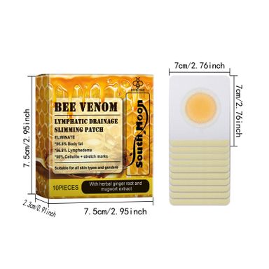 South Moon Bee Venom Lymphatic Drainage Slimming Patch – Targets Body Fat & Cellulite