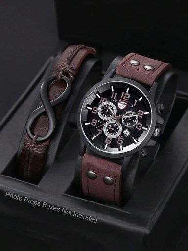 Montre marron