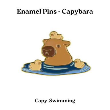 Enamel Pins - Capybara