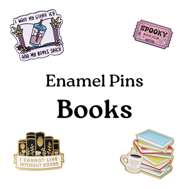 Enamel Pins - Books