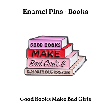 Enamel Pins - Books