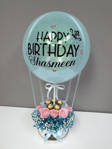 ADD ON CUSTOMIZED GLITTER BALLOON - LARGE