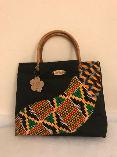 Sac à main motif africain 