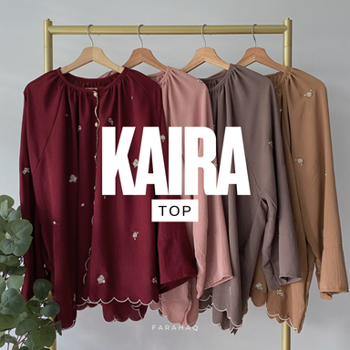 Kaira Raglan Sulam Top (4 COLORS)