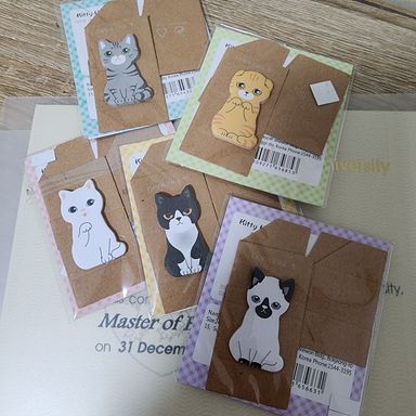 $2 | Kitty MemoPad (Set of 5)