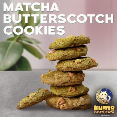 Matcha Butterscotch Butter Cookie Jar (75pcs)