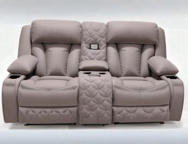 Dandle RelaxMax Manual 2 seats couch with middle compartment 