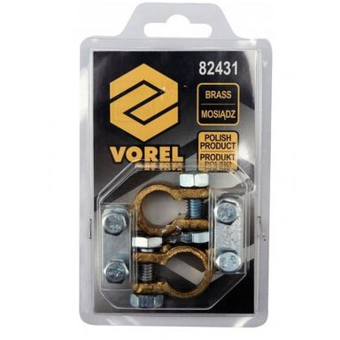 VOREL BATTERY CLAMPS 2PCS
