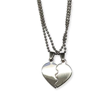  Joining Heart Flat Pendant