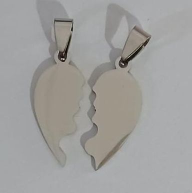  Joining Heart Flat Pendant