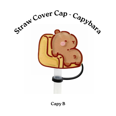 Straw Cover Cap - Capybara